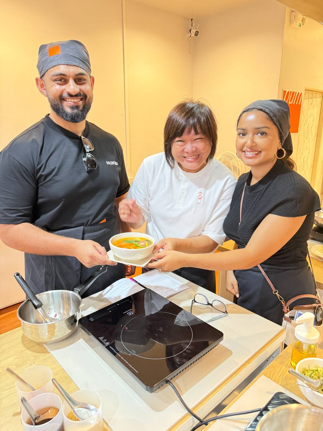 Guests cooking at PUM